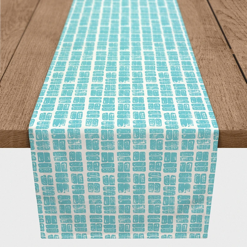 Blue Swatches Table Runner
