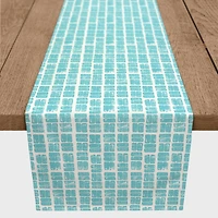 Blue Swatches Table Runner