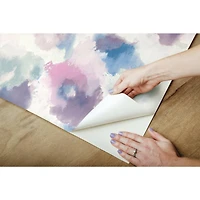 RoomMates Impressionist Floral Peel & Stick Wallpaper