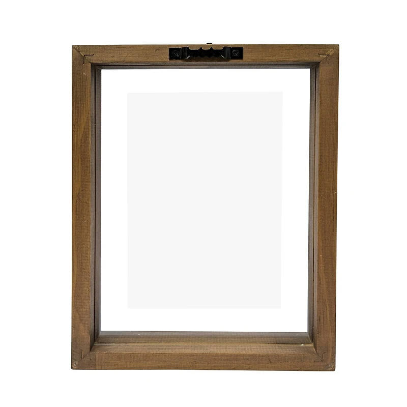 Expressions™ Brown Linear Wood Float Frame by Studio Décor