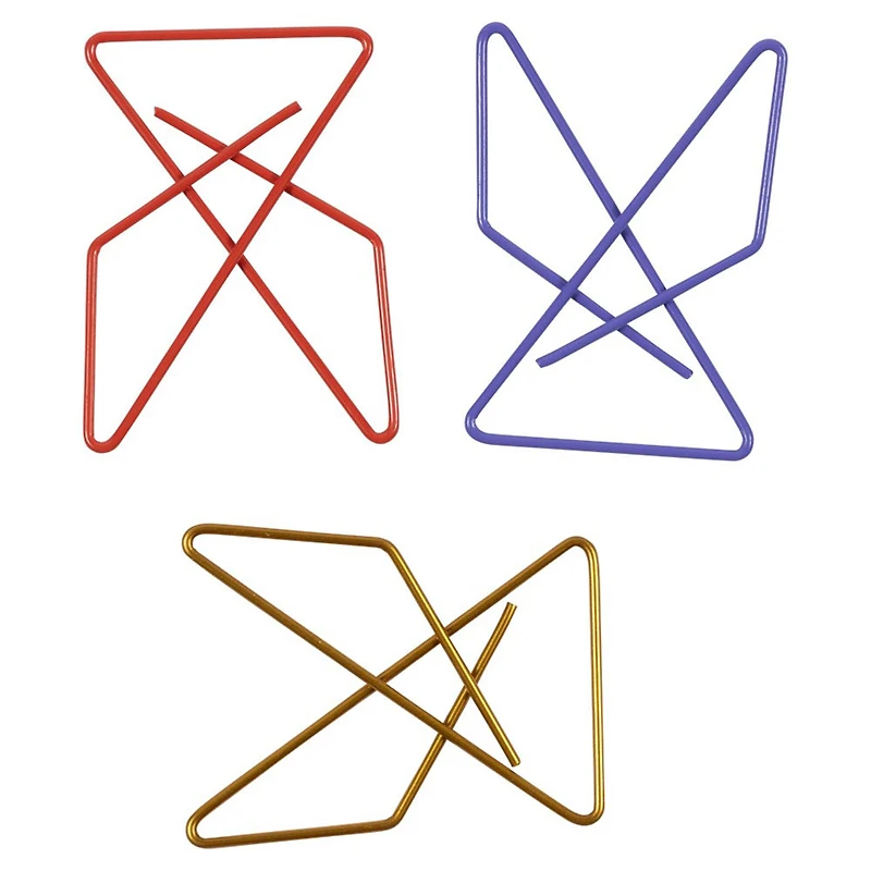 JAM Paper 1.5" Butterfly Clip Paper Clips