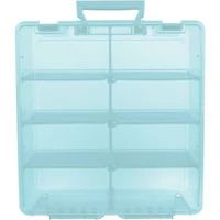ArtBin® Aqua Mist Super Satchel™ Double Deep Storage Bin with Dividers