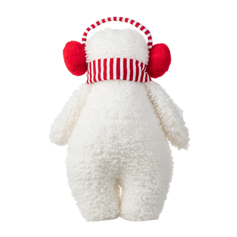 Glitzhome® 17.75"H Christmas Fabric Standing Snowman