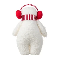 Glitzhome® 17.75"H Christmas Fabric Standing Snowman