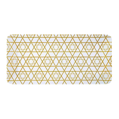 17" x 8" Gold Star of David Print Tray by Ashland®