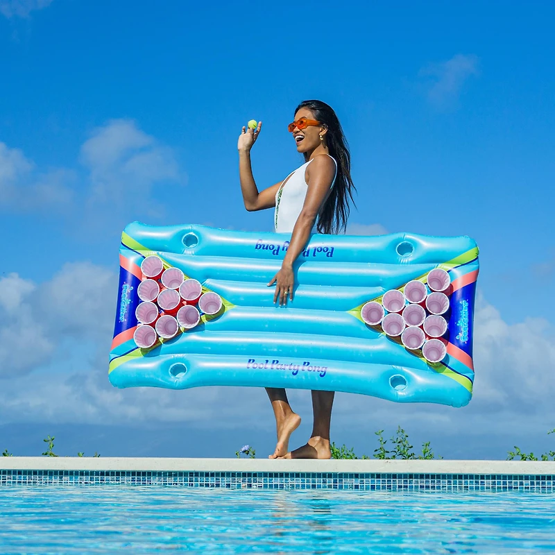 PoolCandy 5ft. Inflatable Pool Party Pong Game