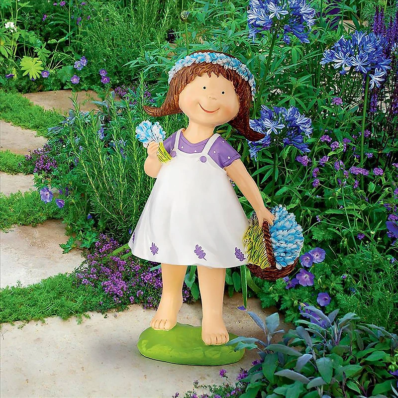 Design Toscano 15" Juliette Springtime Child Garden Statue