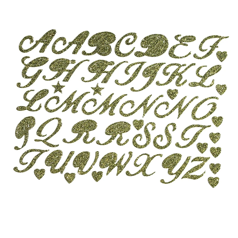 JAM Paper Caps Gold Standard Script Stickers