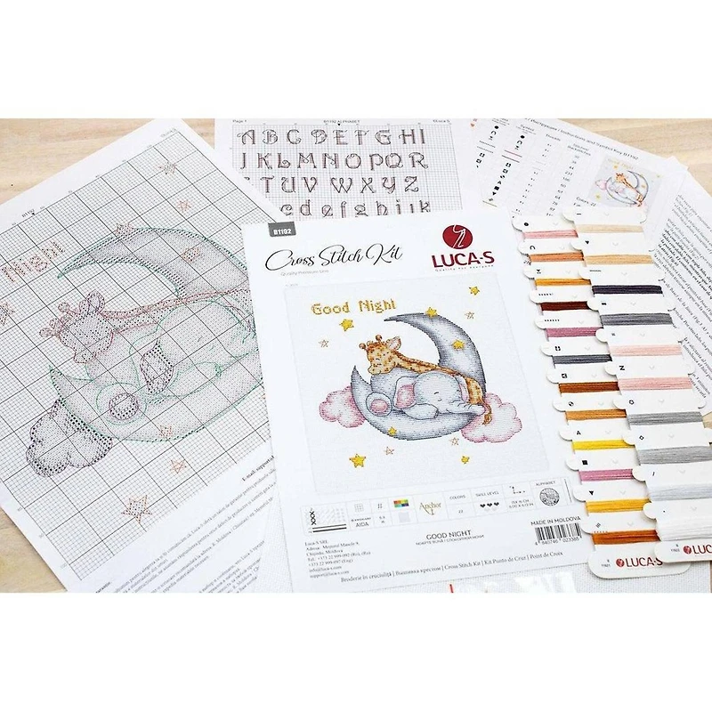 Luca-s Good Night Counted Cross Stitch Kit