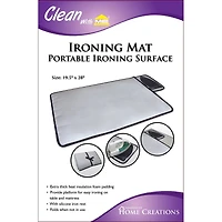 Innovative Home Creations Clean with Me® 19.5" x 28" Portable Ironing Mat with Silicone Pad