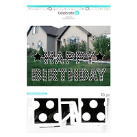 Polka Dot Happy Birthday Yard Sign by Celebrate It™