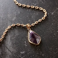 Amethyst Drop Pendant by Bead Landing™