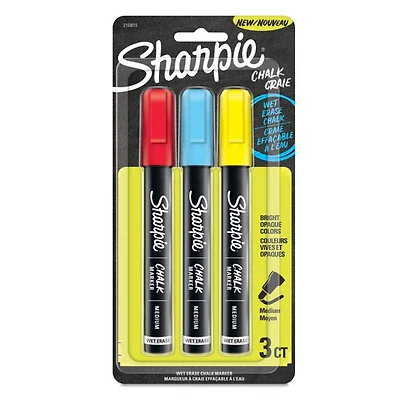Sharpie® Primary Medium Point Wet Erase Chalk Markers