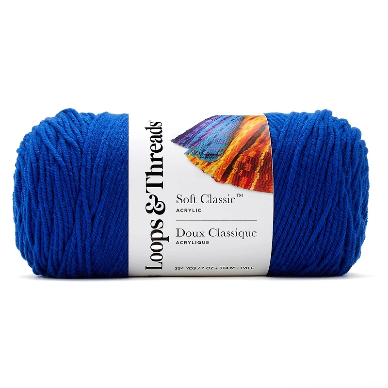 12 Pack: Soft Classic™ Solid Yarn by Loops & Threads