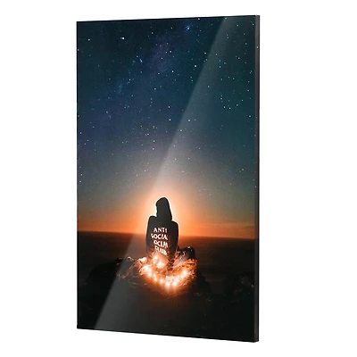 American Art Décor™ 36" Beyond the Horizon Anti Social Club Glossy Canvas Art Print