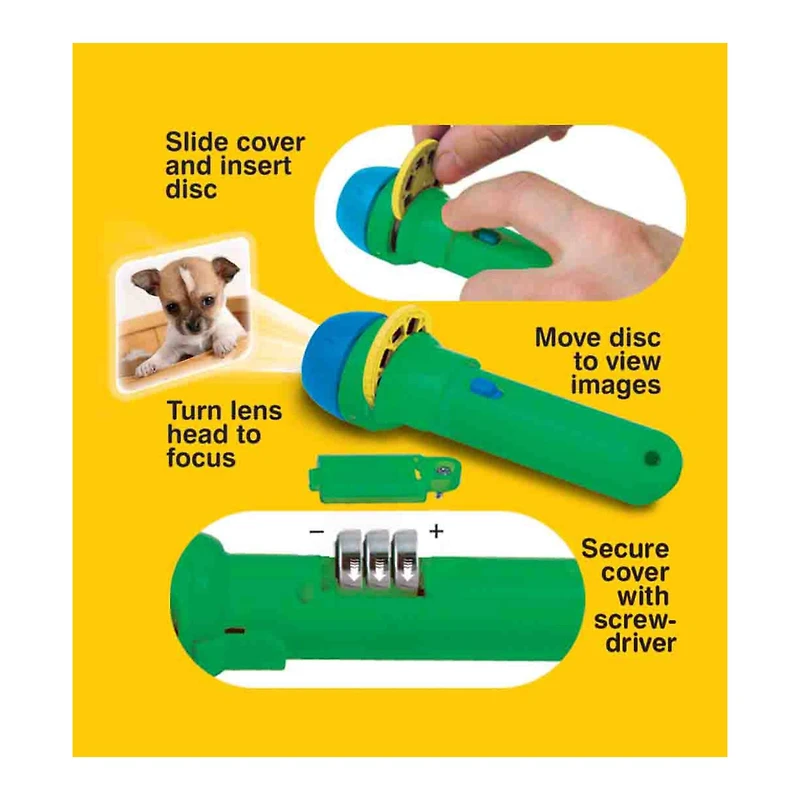 Brainstorm Toys Puppies Torch & Projector