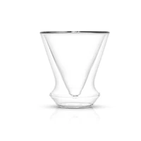 JoyJolt® Cosmo Double Wall Stemless Martini Glasses, 4ct.