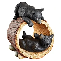 Design Toscano® 19" Rough Play Bear Cubs Garden Statue