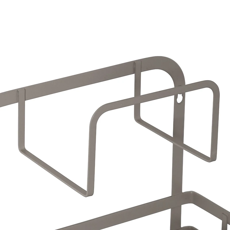 Honey Can Do Gray 3-Shelf Kitchen Wall Storage