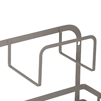 Honey Can Do Gray 3-Shelf Kitchen Wall Storage