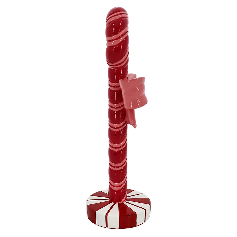 8" Candy Cane with Pink Bow Tabletop Décor by Ashland®
