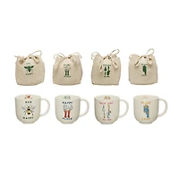 Hello Honey® Painted Garden Stoneware Mug Set