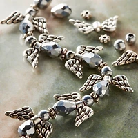 Glass & Metal Angel Beads by Bead Landing