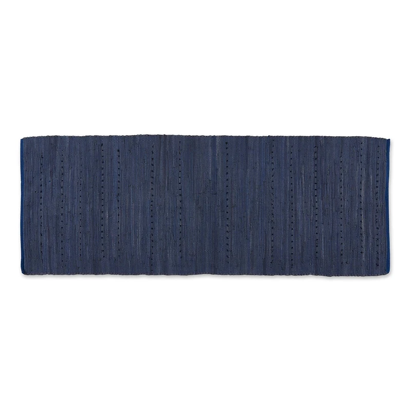 DII® French Blue Rag Rug, 2ft. x 6ft.