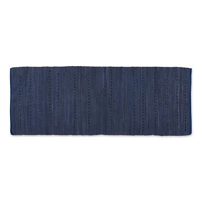 DII® French Blue Rag Rug, 2ft. x 6ft.