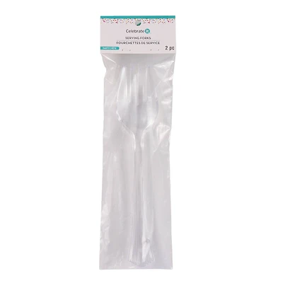 Clear Serving Forks, 2ct. by Celebrate It™