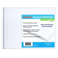 Hayes Publishing Hardcover Blank Book Landscape, 12ct.