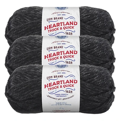 3 Pack Lion Brand® Heartland® Thick & Quick® Yarn