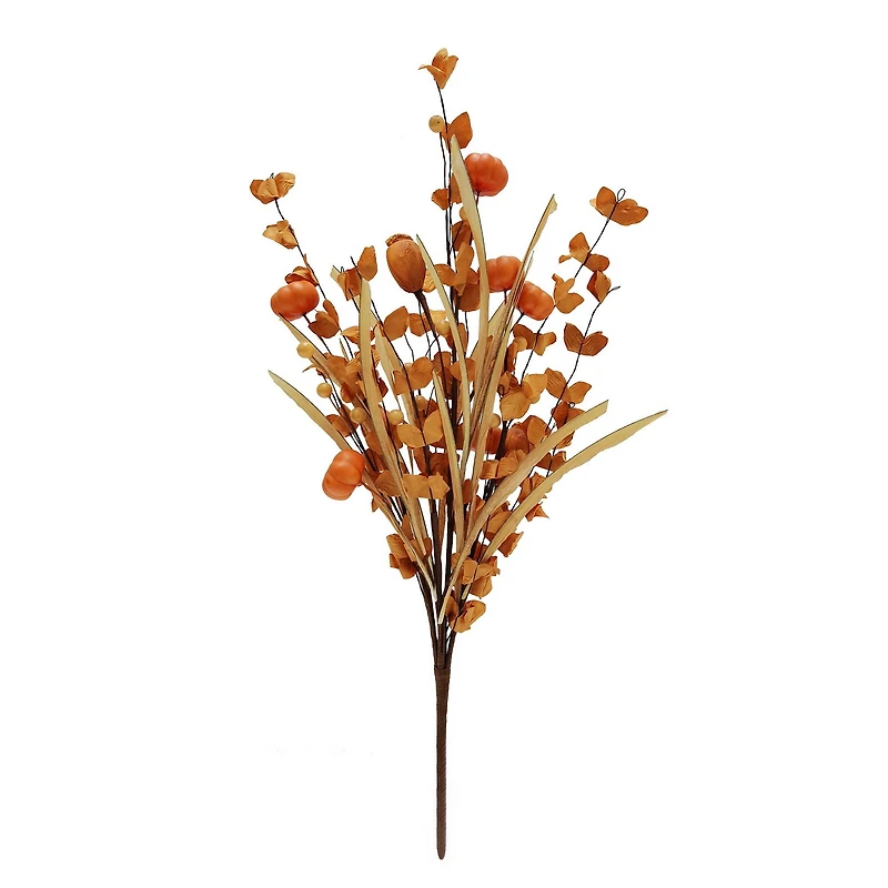 21" Orange Pumpkin & Berry Mix Deluxe Bush by Ashland®