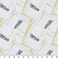 The Office Scrap Paper Precut Cotton Fabric