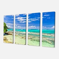 Designart - Tranquil Seychelles Tropical Beach