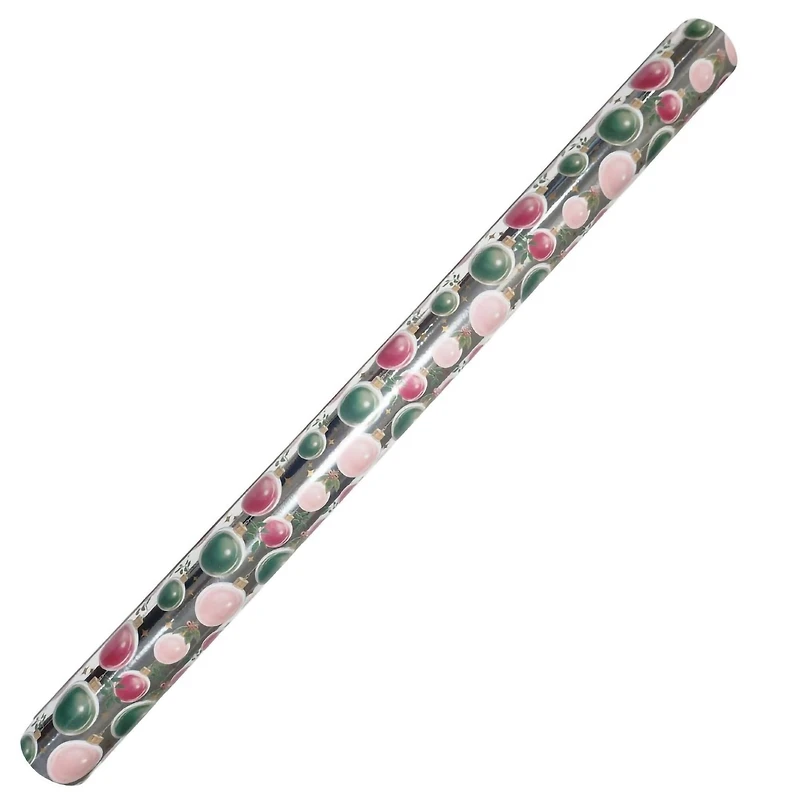 Whimsy Ornaments Foil Premium Gift Wrap by Celebrate It™