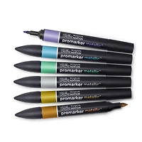 Winsor & Newton™ ProMarker Metallic™ Marker Set