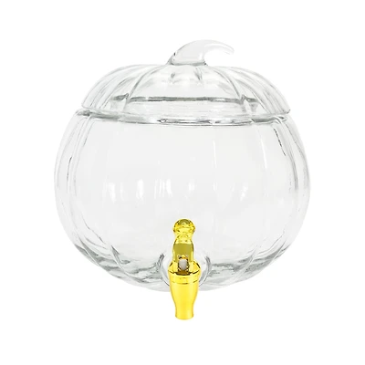 2gal. Clear Glass Pumpkin Drink Dispenser by Ashland®