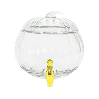 2gal. Clear Glass Pumpkin Drink Dispenser by Ashland®