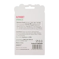 PME Cake Sweet Street® Alphabet Sprinkles