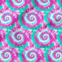 Fabric Editions Pink & Turquoise Tie Dye Cotton Fabric