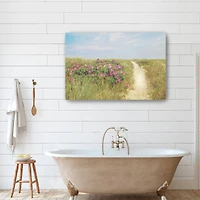 Beach Roses Canvas Giclee