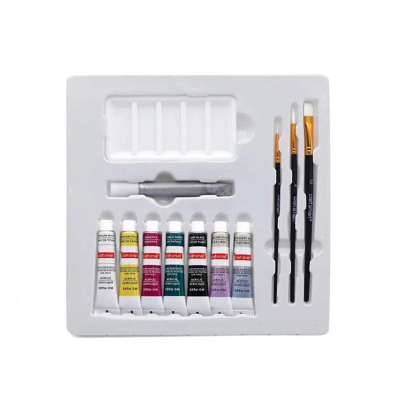 11" x 11" Spider Web Canvas Painting Kit by Craft Smart®