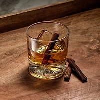 JoyJolt® 10oz. Swish Crystal Basketball Double Old Fashioned Tumblers, 4ct.