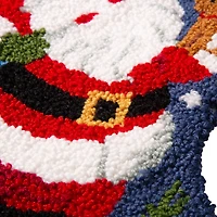 Glitzhome® 19" Santa Hooked Stocking