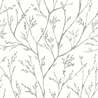 RoomMates Gray Tree Branches Peel & Stick Wallpaper