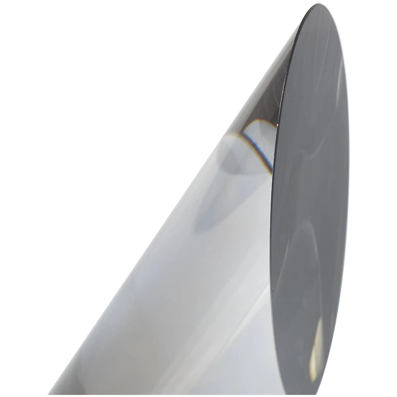 7" Silver Crystal Geometric Pyramid Shaped Bookends Set