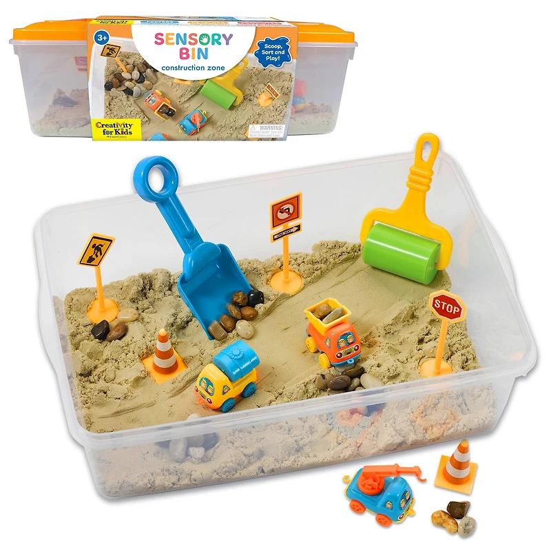 Creativity for Kids® Construction Zone Sensory Bin