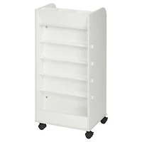 Honey Can Do 3-Drawer White Rolling Craft Cart with Drawers & Compartments