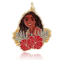 Disney® Moana with Hibiscus Flowers Enamel Charm